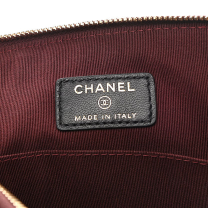 Chanel Lambskin Quilted Medium Flap Cosmetic Case Black 6 of 8