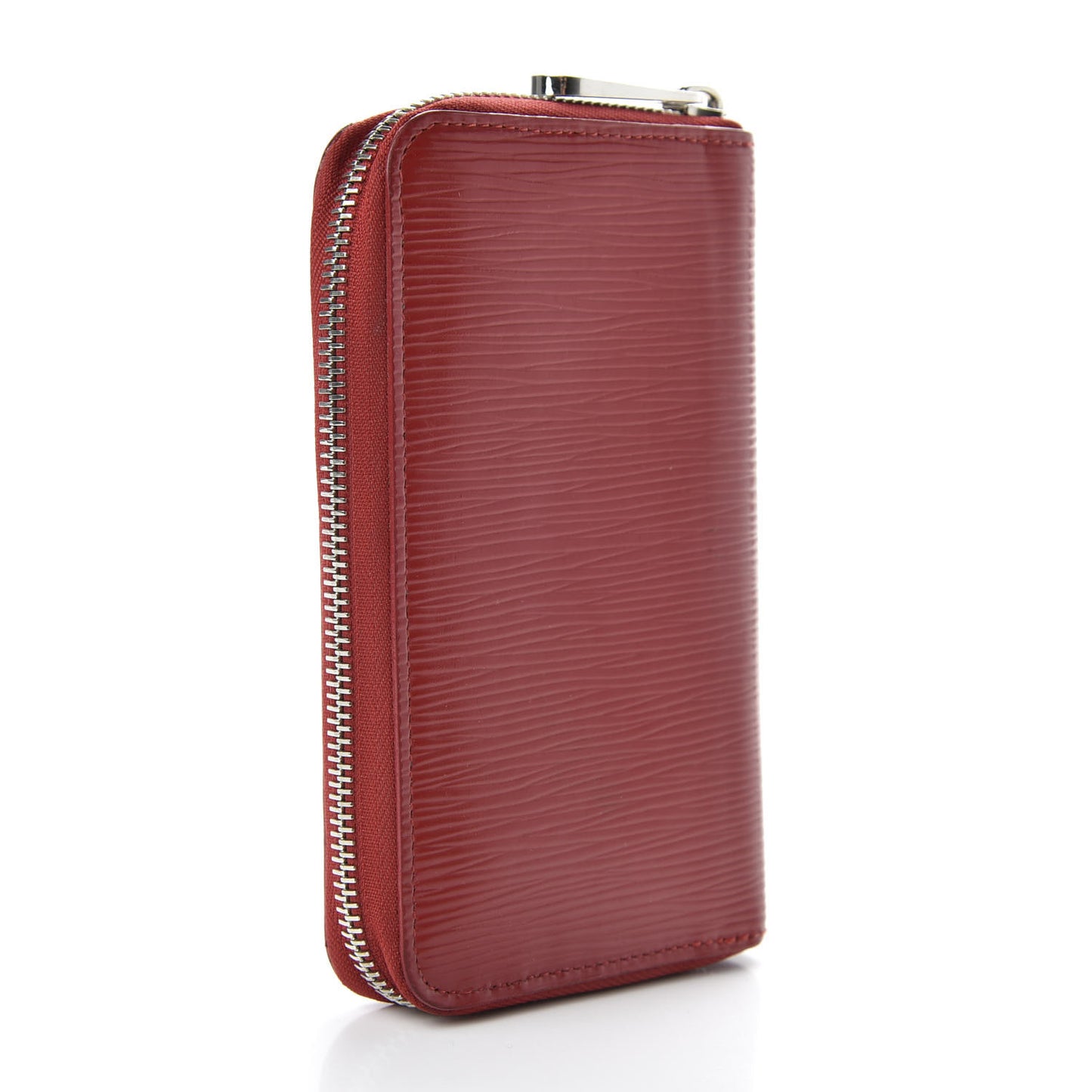 Epi Zippy Compact Wallet Carmine