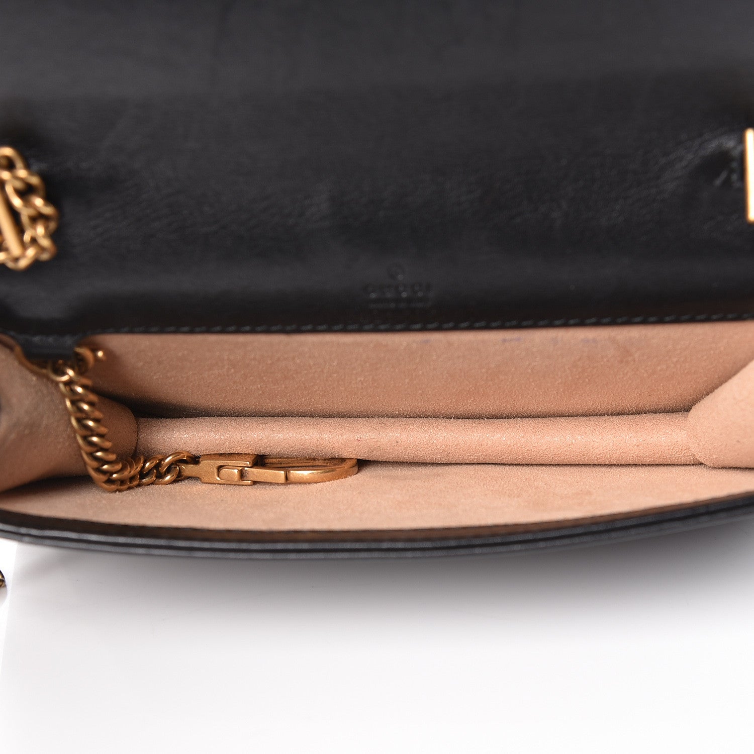 Gucci Calfskin Matelasse GG Marmont Mini Bag Black 6 of 13