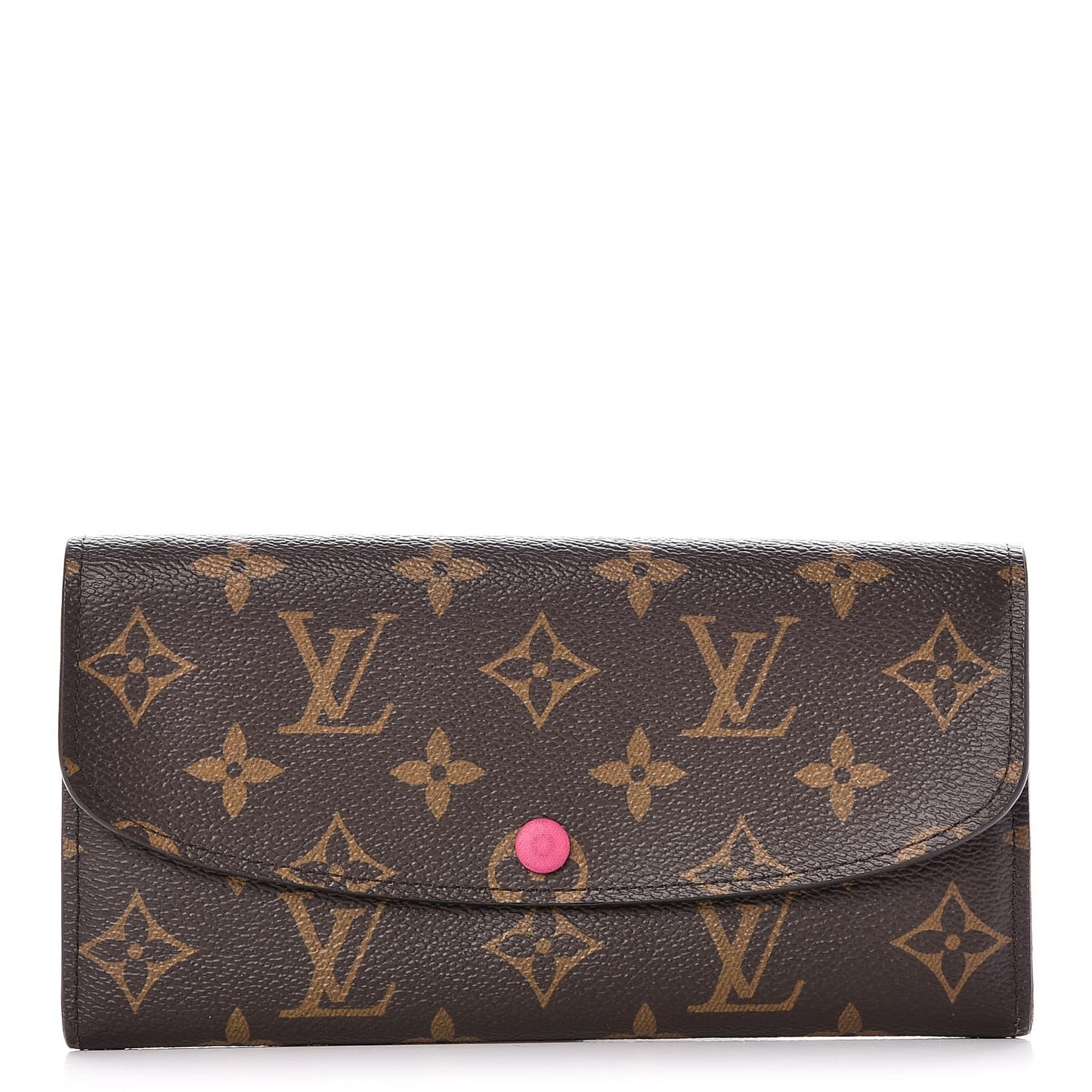 Monogram Emilie Wallet Hot Pink