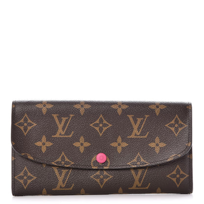 Louis Vuitton Monogram Emilie Wallet Hot Pink 1 of 7