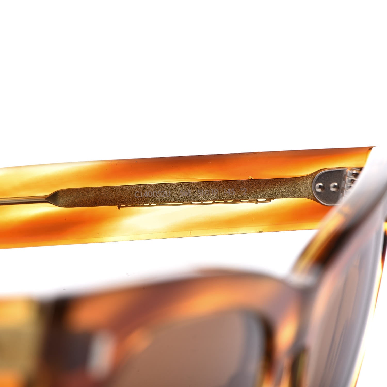 Celine Acetate Cat Eye Sunglasses CL 40052U Havana 5 of 7