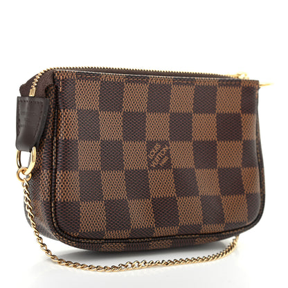 Louis Vuitton Damier Ebene Mini Pochette Accessories 3 of 7