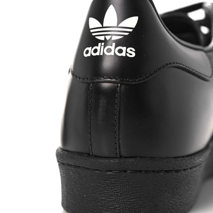 Prada X ADIDAS Brushed Calfskin Logo Mens Superstar Sneakers 11.5 Black 8 of 8