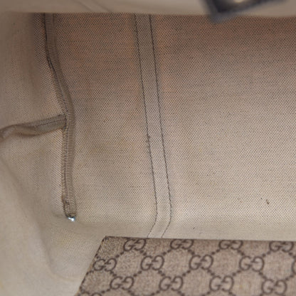 Gucci GG Plus Monogram Tattoo Heart Medium Joy Tote Ebony 8 of 22