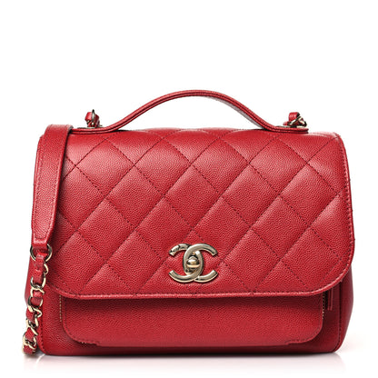 Chanel Caviar Quilted Medium Business Affinity Flap Red 1 of 9