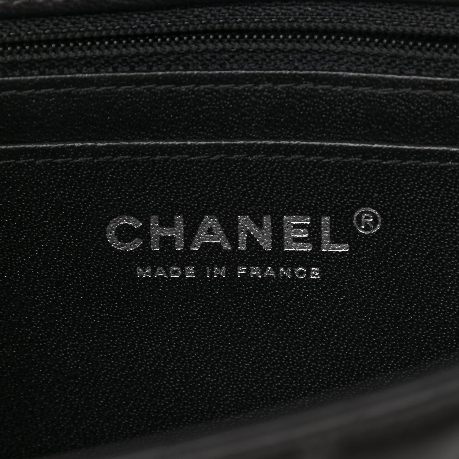 Chanel Lambskin Chevron Quilted Mini Rectangular Flap Black 6 of 11