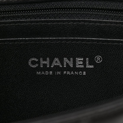 Chanel Lambskin Chevron Quilted Mini Rectangular Flap Black 6 of 11