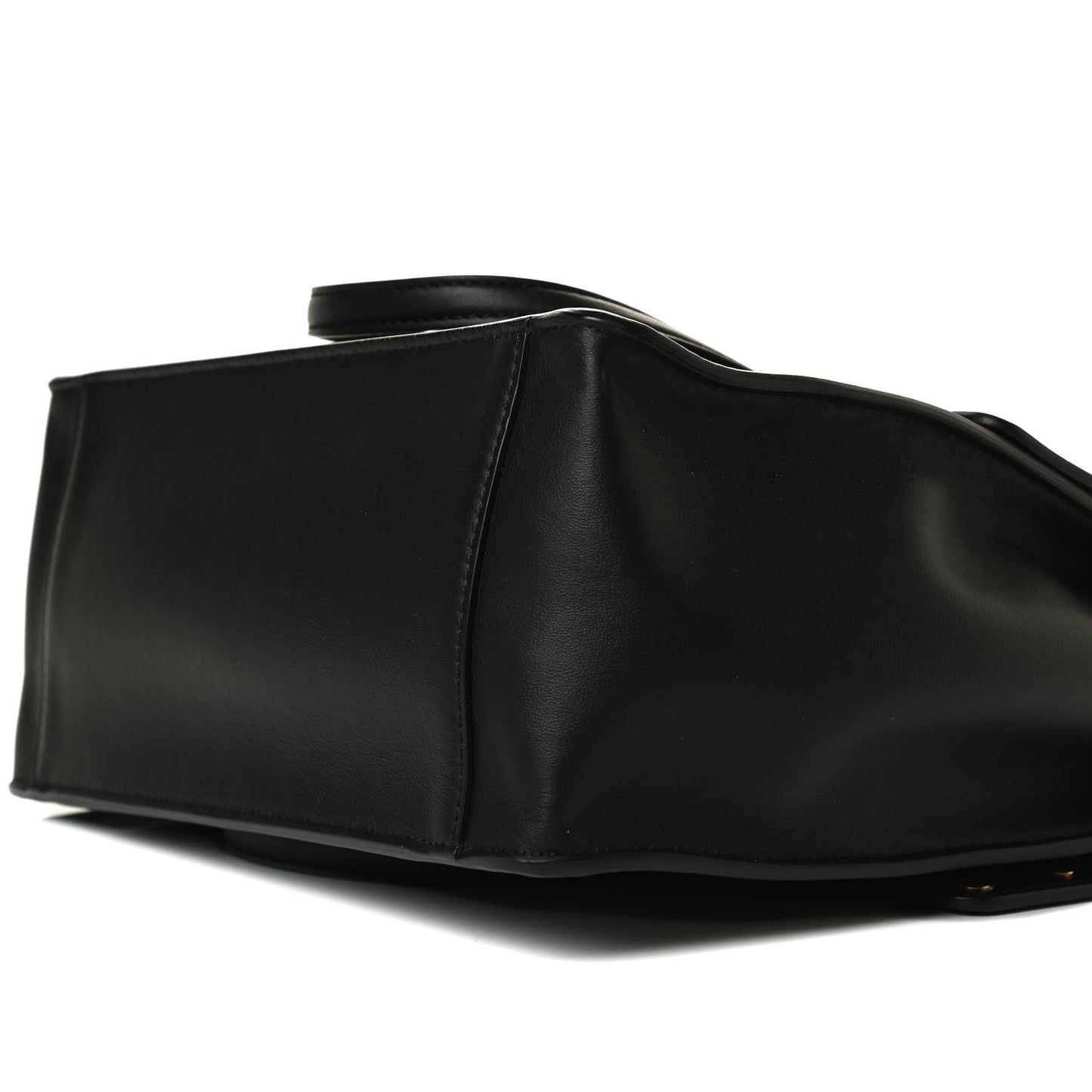 Vitello Grace Matte Large Flip Tote Black