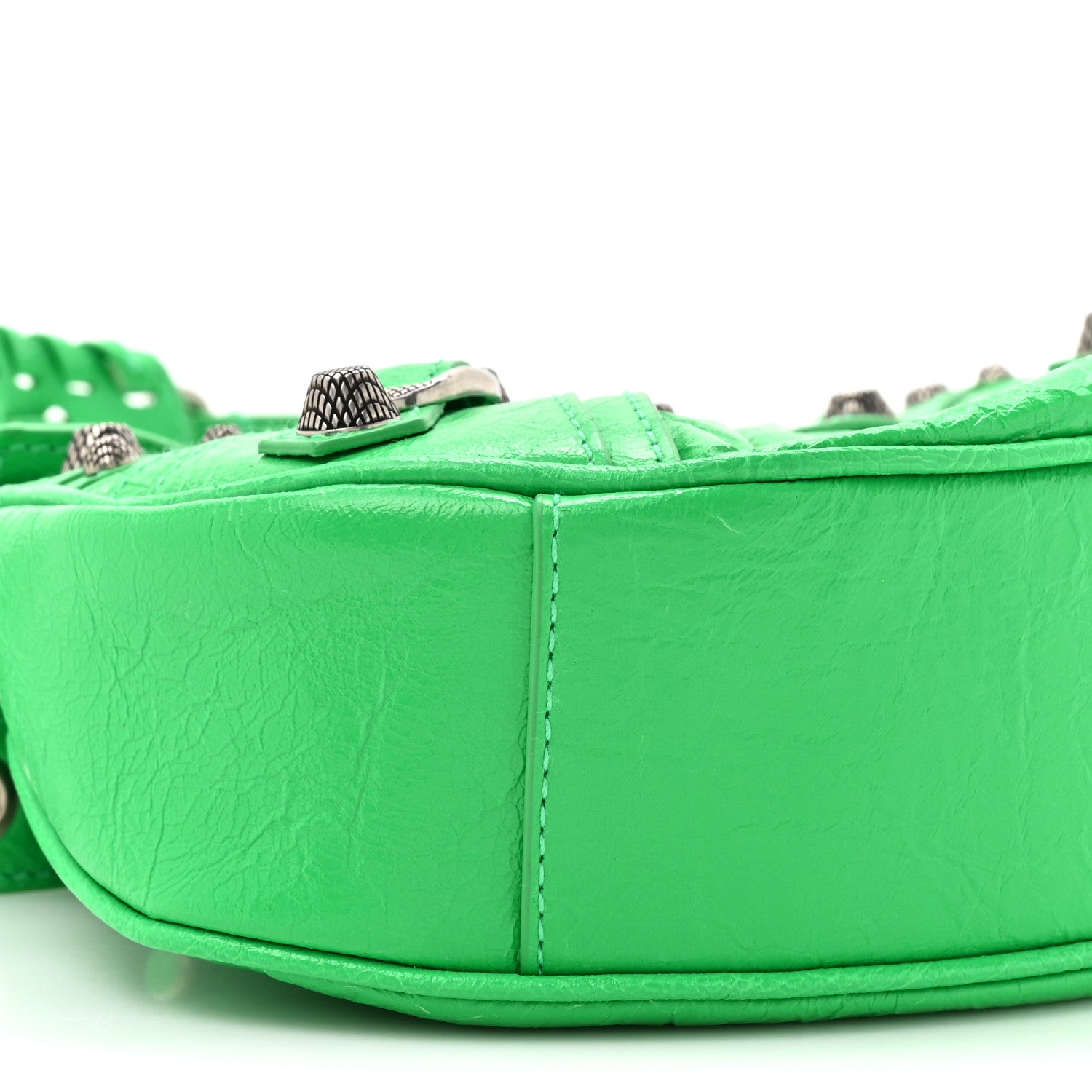 Balenciaga Agneau Arena Le Cagole Shoulder Bag XS Vivid Green 11 of 12