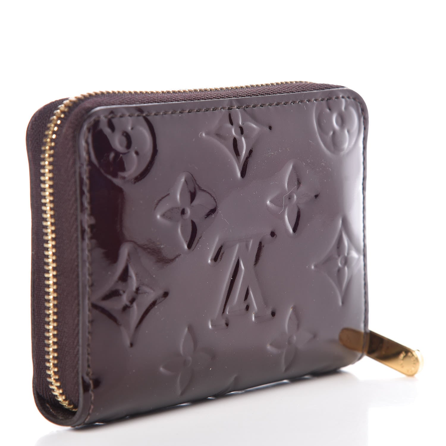 Louis Vuitton Vernis Zippy Coin Purse Wallet Amarante 3 of 8