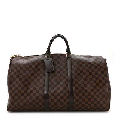 Louis Vuitton Damier Ebene Keepall Bandouliere 55 1 of 14