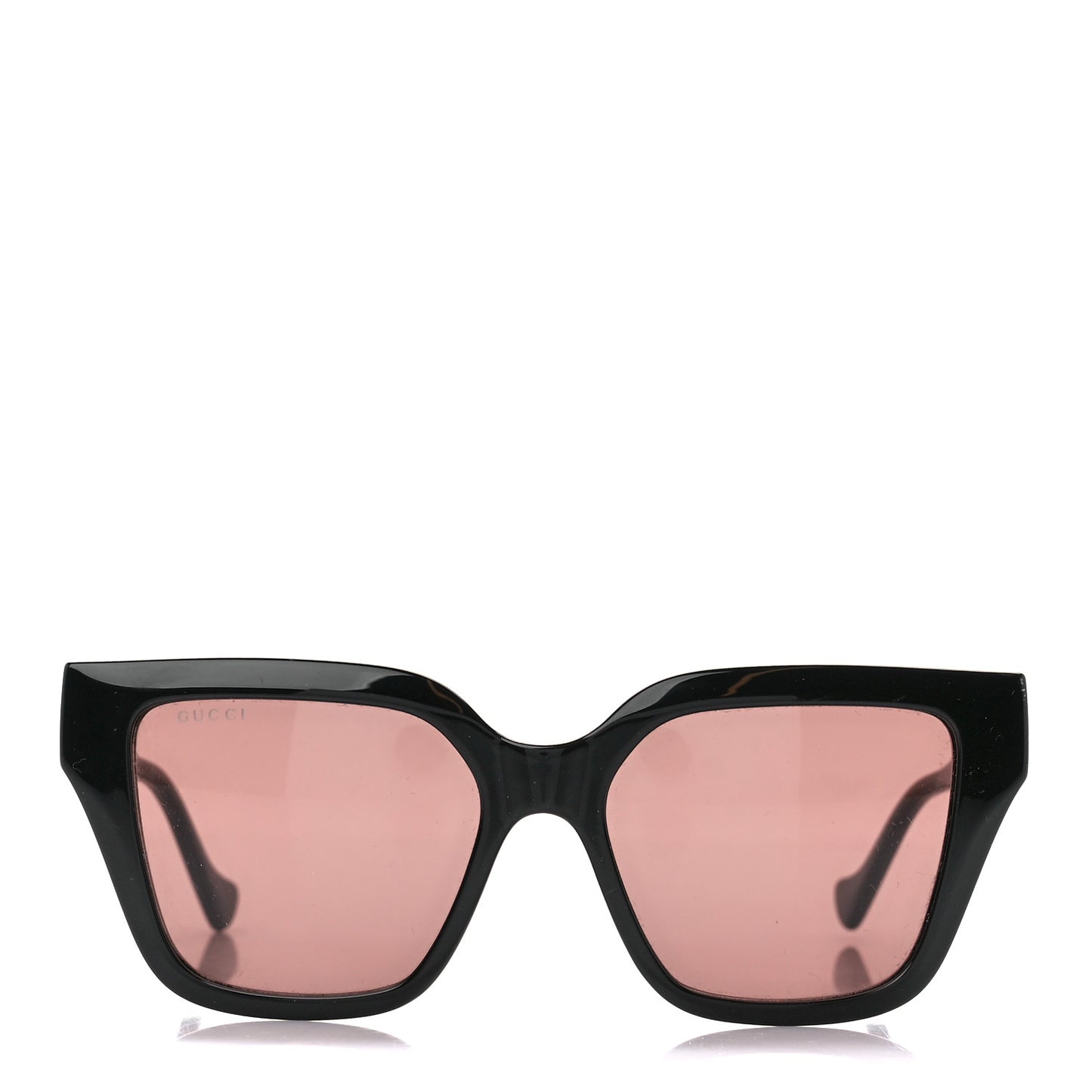 Acetate Square Frame Chain Sunglasses GG1023S Black