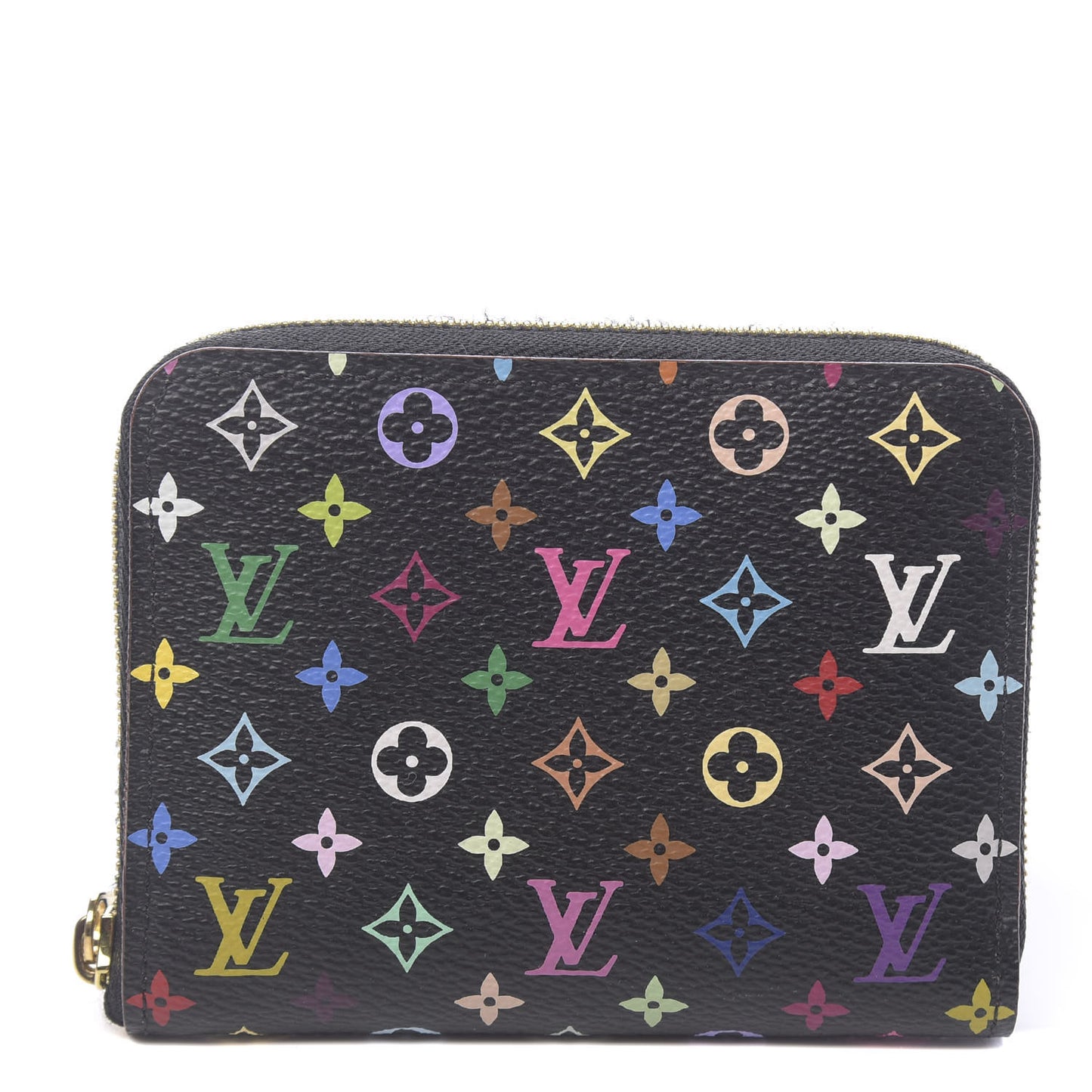 Monogram Multicolor Zippy Coin Purse Black Grenade