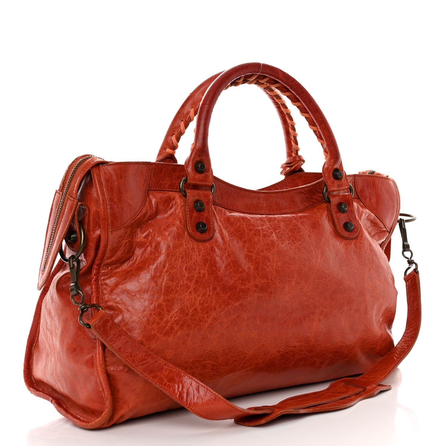 Balenciaga Agneau Classic Hardware City Rouille 3 of 9