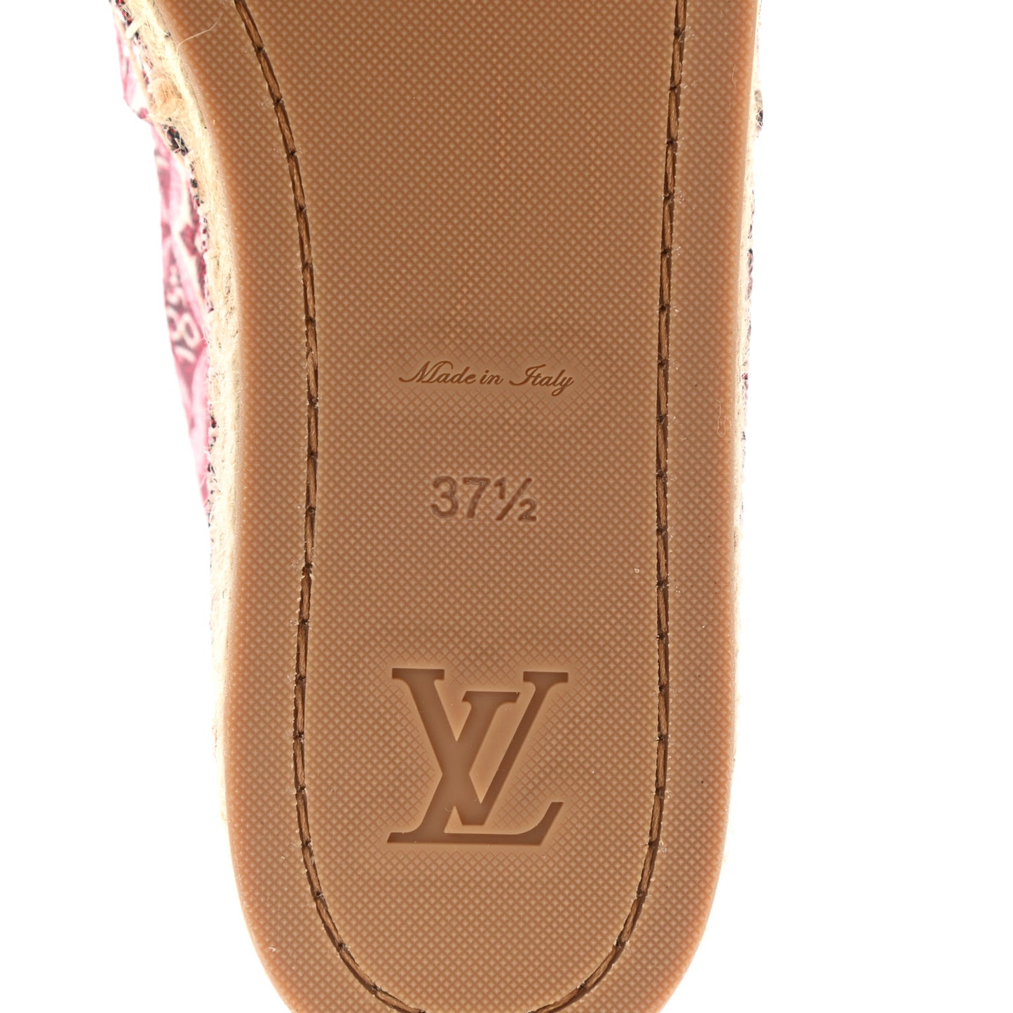 Jacquard Since 1854 Starboard Espadrille Flats 37.5 Bordeaux