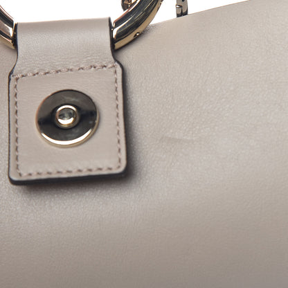 Chloe Calfskin Suede Medium Faye Shoulder Bag Motty Grey 13 of 13