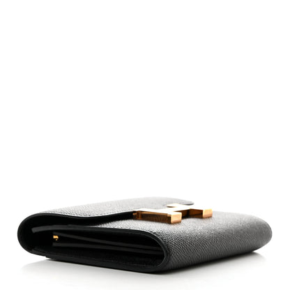 Hermes Epsom Constance Compact Passant Wallet Black 4 of 8