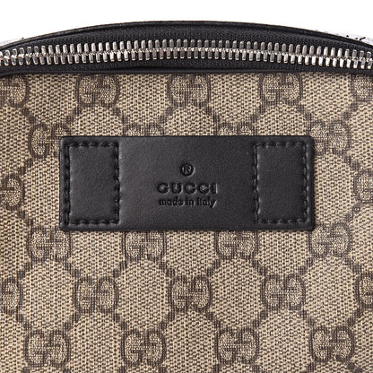 Gucci GG Supreme Monogram Web Belt Bag Black 9 of 11