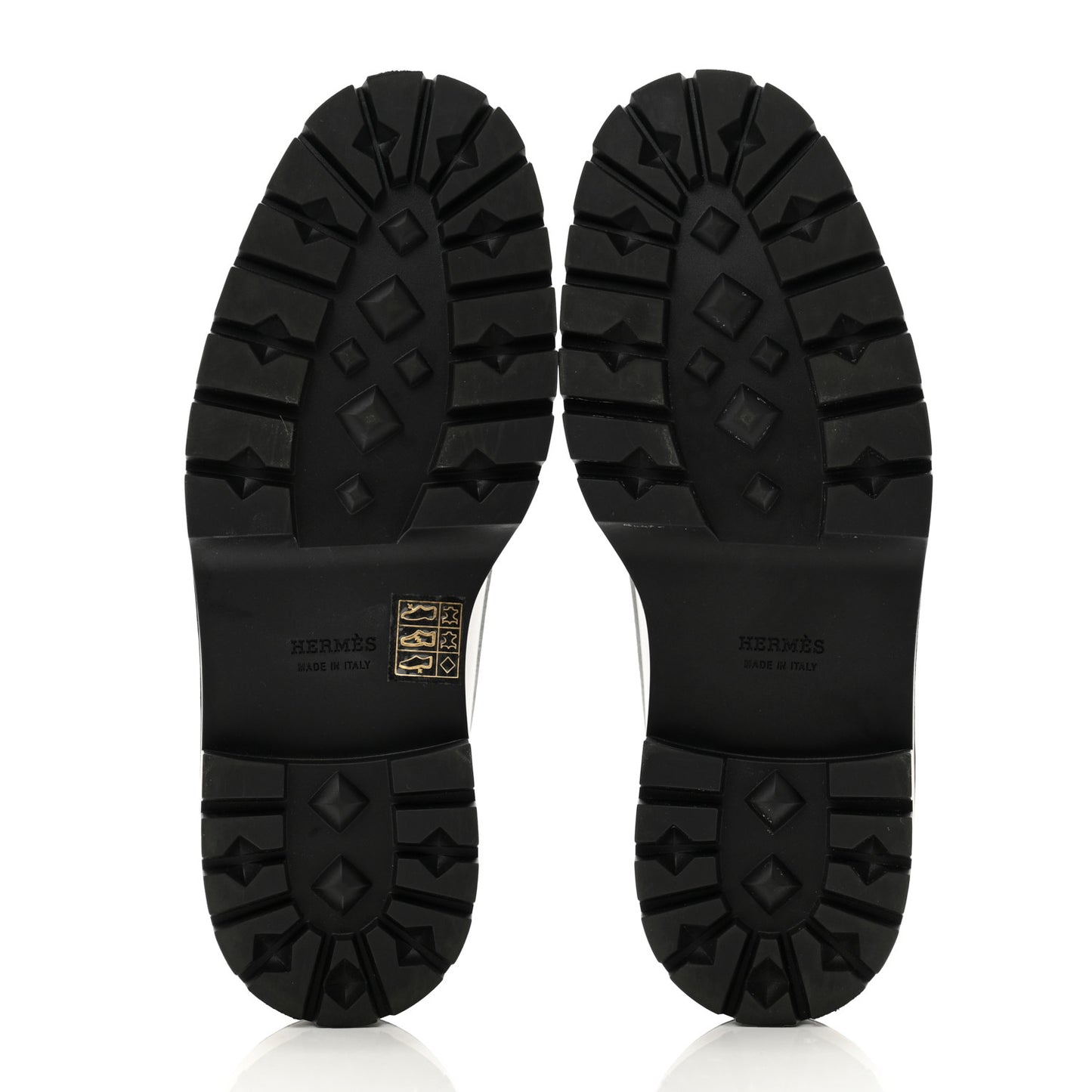 Calfskin Womens Icone Loafers 36 White