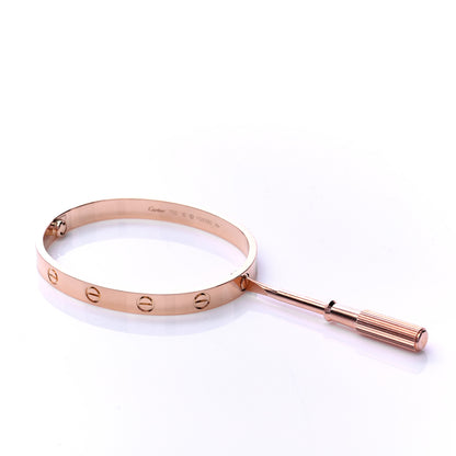 Cartier 18K Pink Gold LOVE Bracelet 16 4 of 6