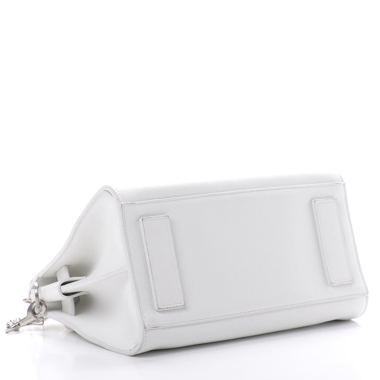 Grained Calfskin Baby Supple Sac De Jour White