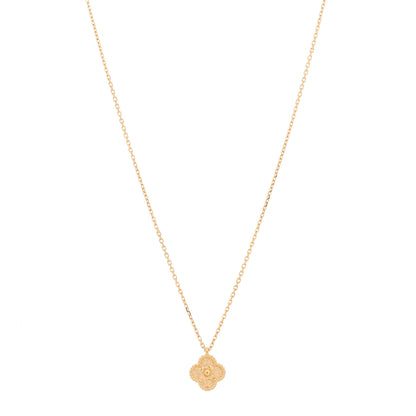 Van Cleef & Arpels 18K Rose Gold Sweet Alhambra Pendant Necklace 1 of 6