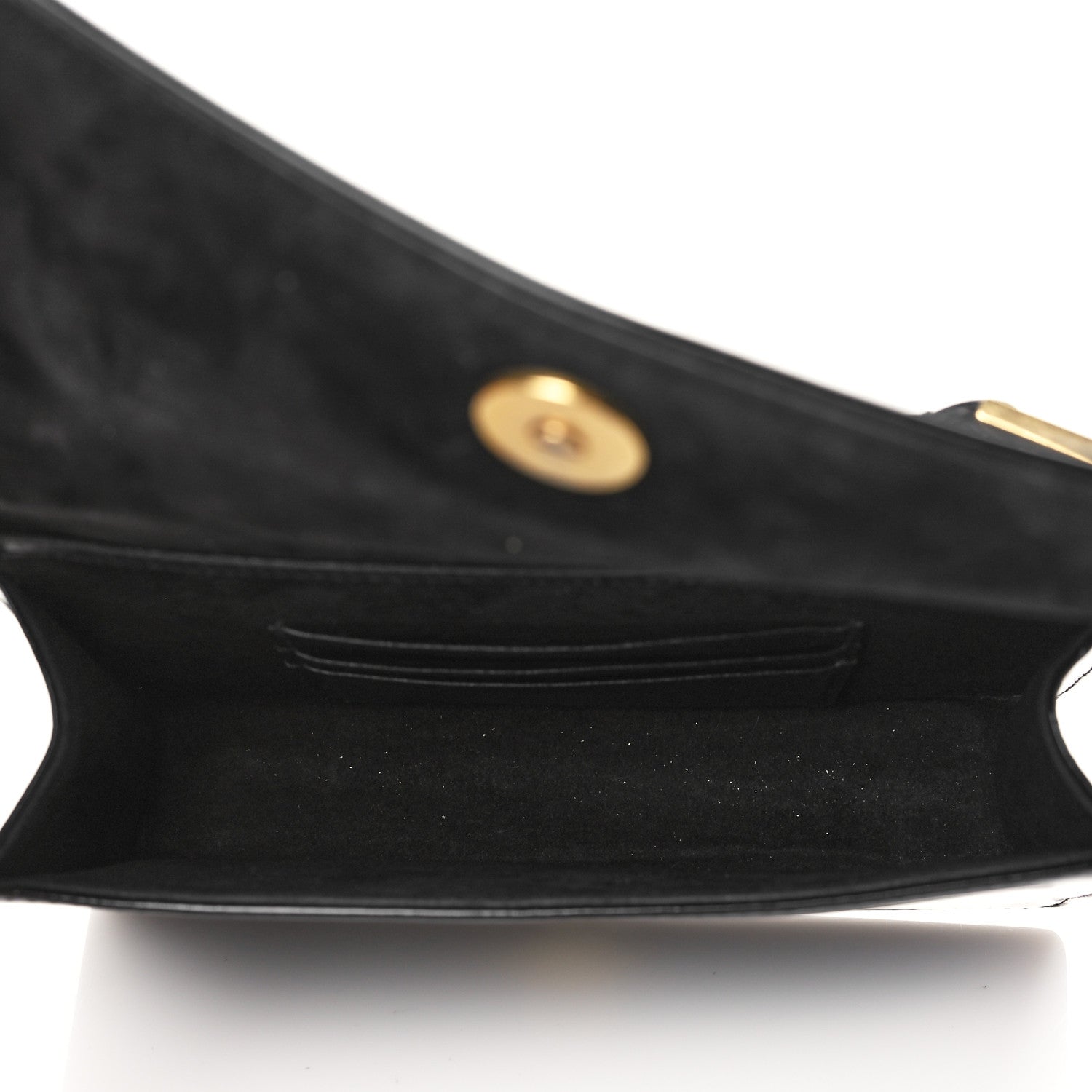 Christian Dior Patent Studded Diorama Flap Bag Black 6 of 7