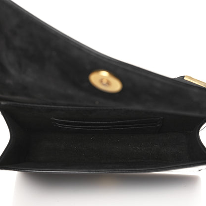 Christian Dior Patent Studded Diorama Flap Bag Black 6 of 7
