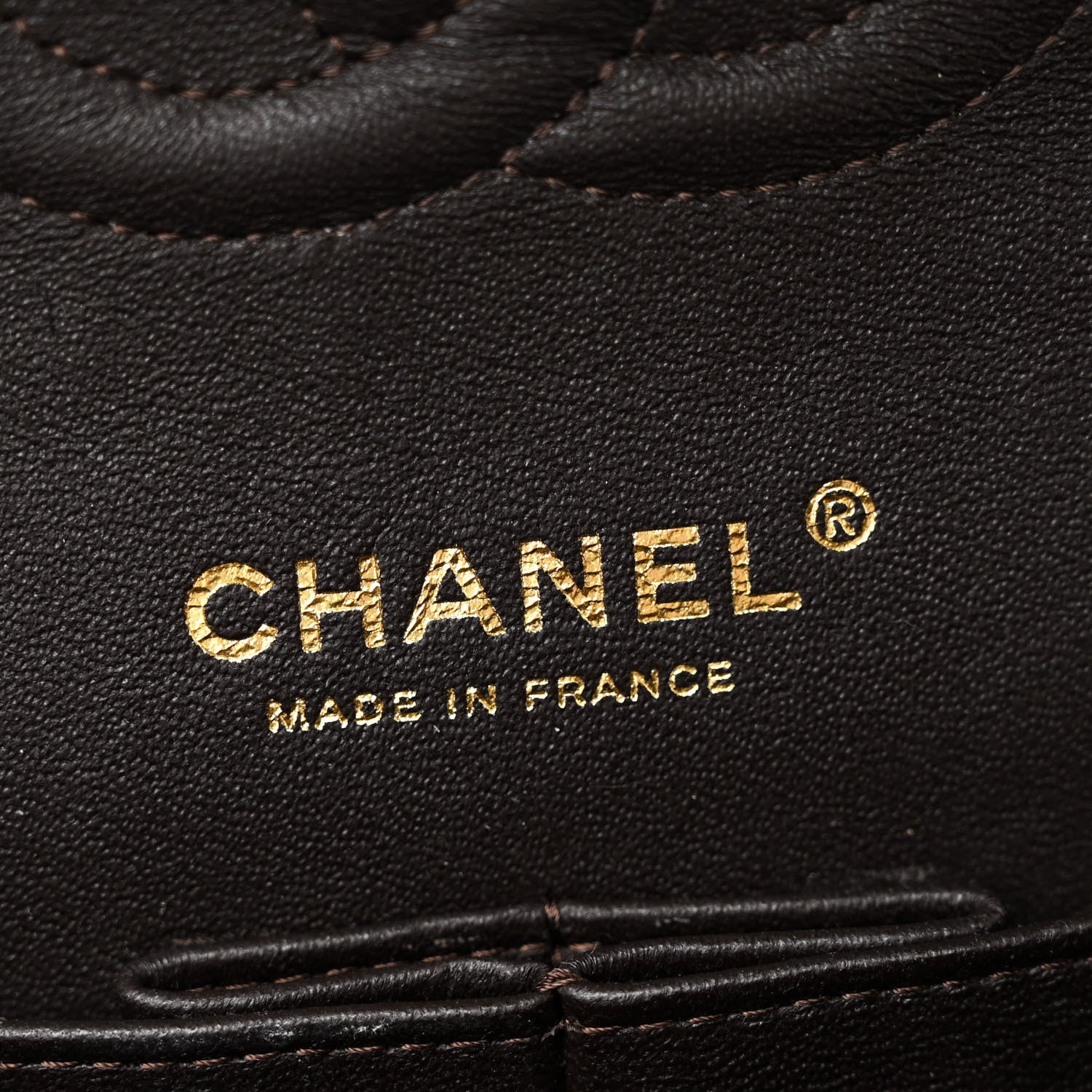 Chanel Caviar Quilted Medium Double Flap Brown 6 of 12