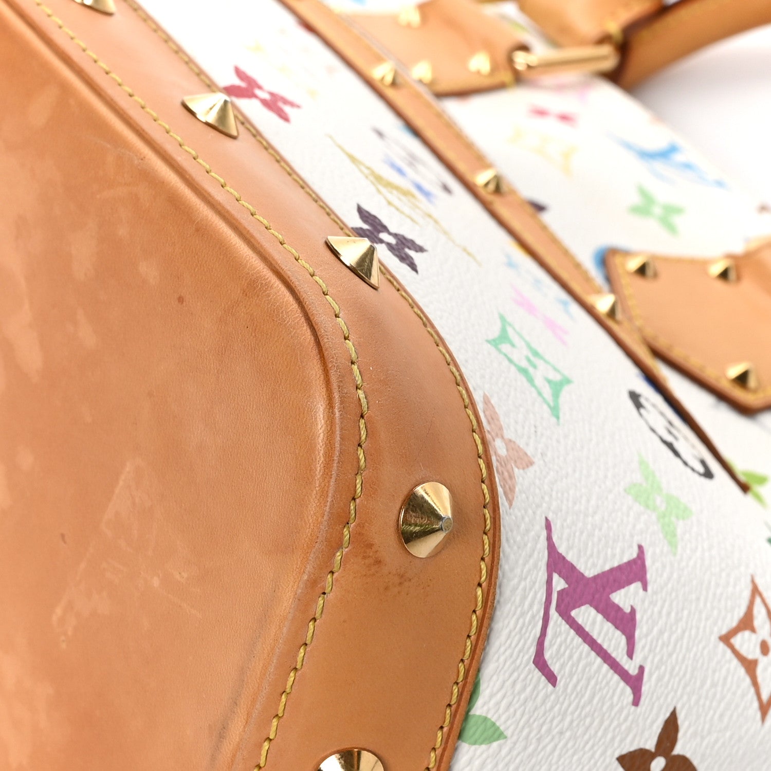 Louis Vuitton Monogram Multicolor Alma White 10 of 15
