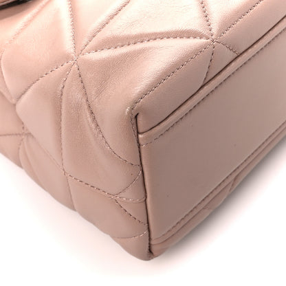 Prada Nappa Triangle Stitched Large Spectrum Bag Cipria 9 of 10