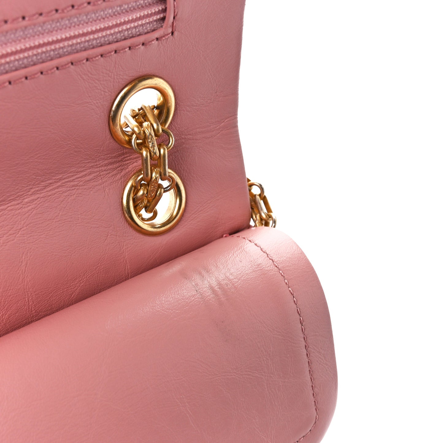 Aged Calfskin Quilted 2.55 Reissue 226 Flap Pink