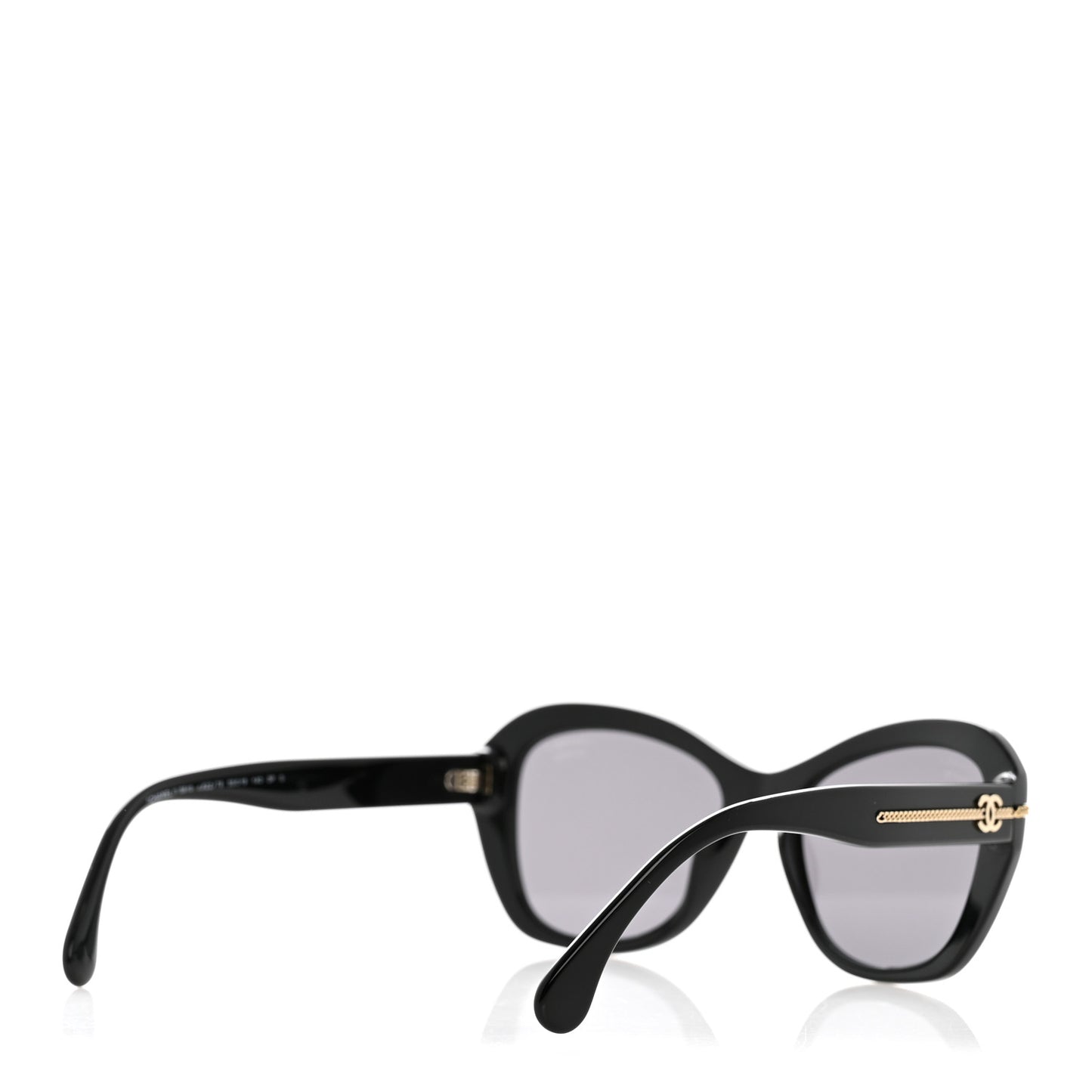 Acetate Polarized CC Butterfly Sunglasses 5510 Black