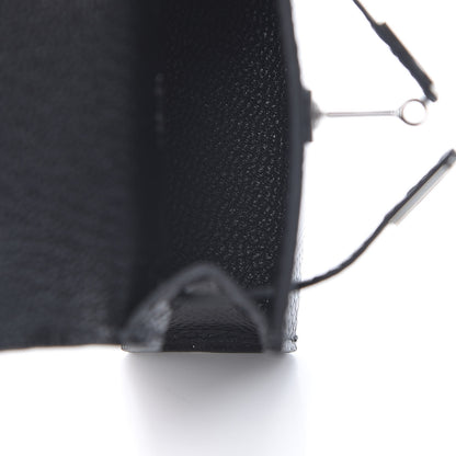 Hermes Lizard Mini Kelly Twilly Bag Charm Black 3 of 6