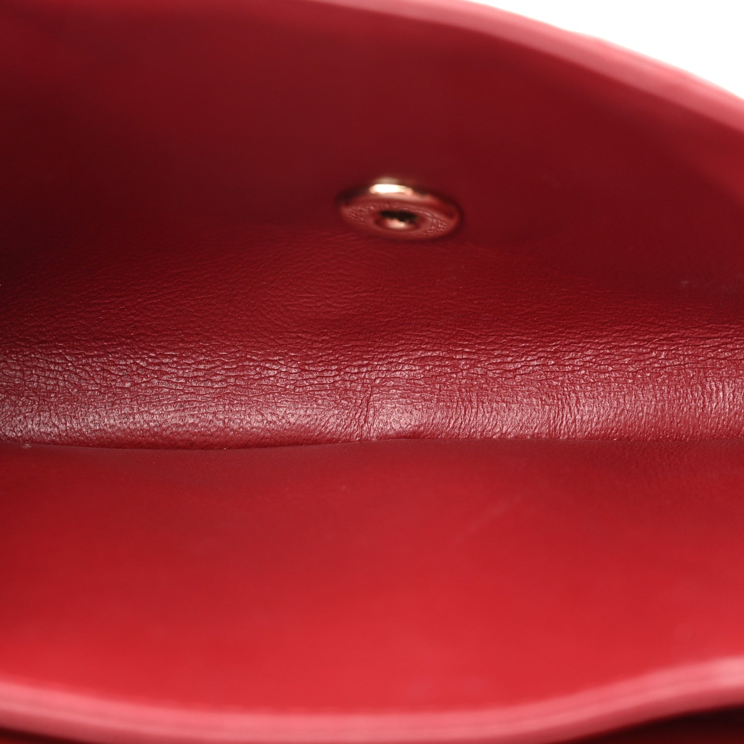 Chanel Lambskin Quilted Wood Mini Coco Handle Flap Red 5 of 15