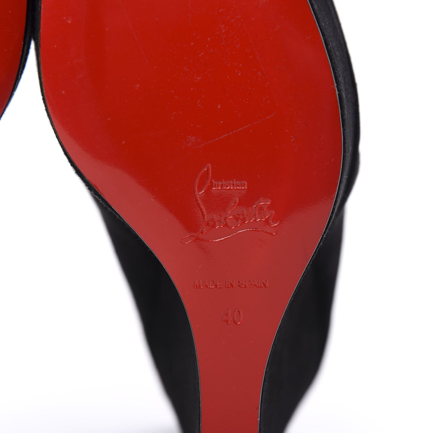 Veau Velours Affiche Peep Toe Wedge Slides 40 Black