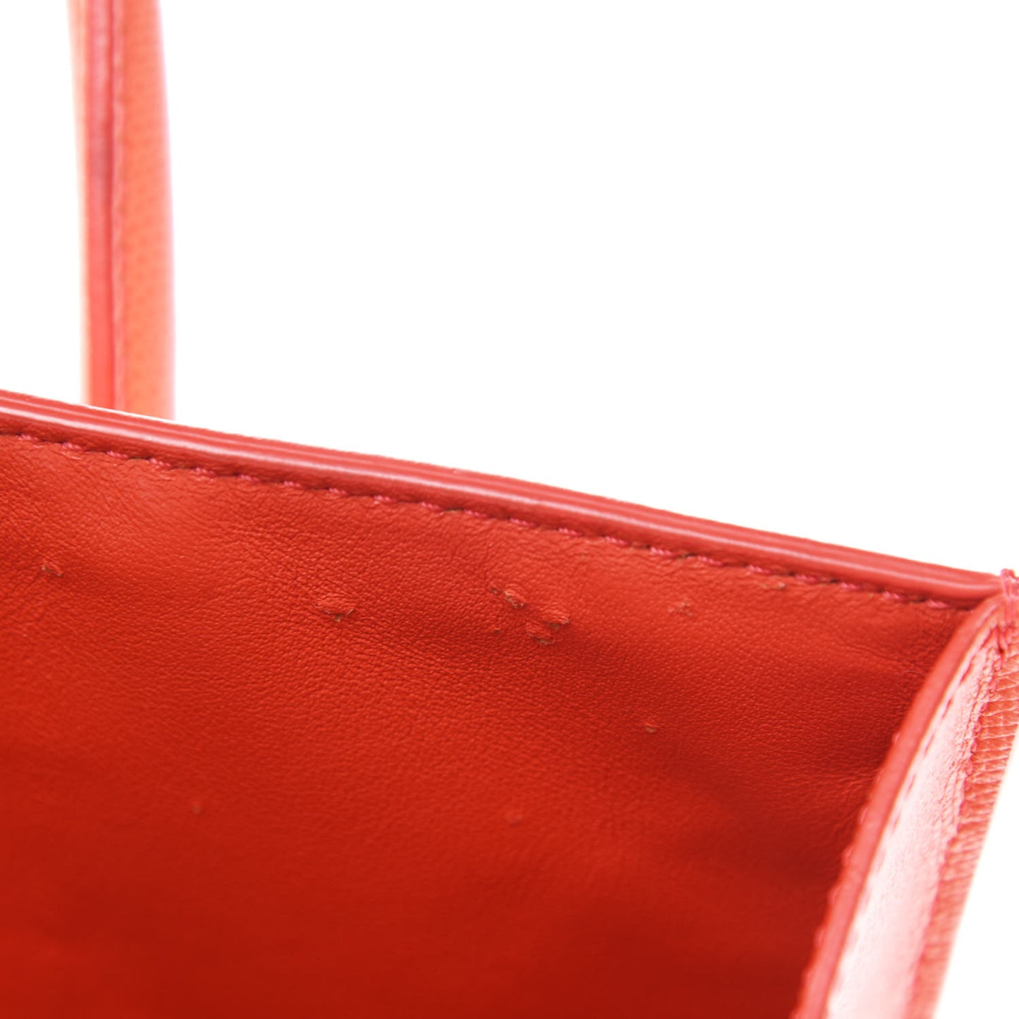 Grained Calfskin Medium Phantom Luggage Coral