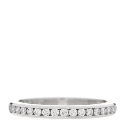 Tiffany Platinum Diamond 2mm Full Circle Wedding Band Ring 50 5.5 1 of 4