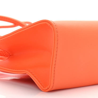 Telfar Vegan Leather Small Shopping Bag Orange 7 of 8