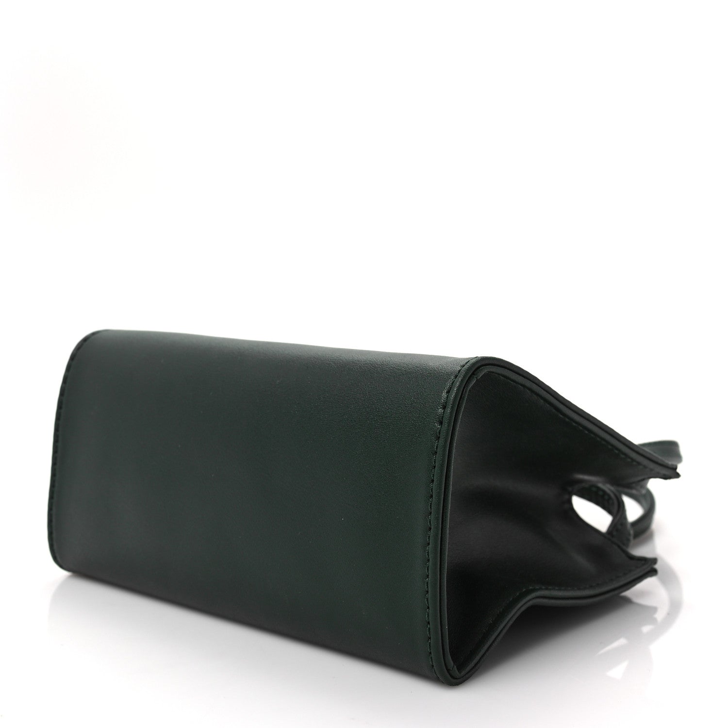 Telfar Vegan Leather Small Shopping Bag Dark Olive 7 of 7