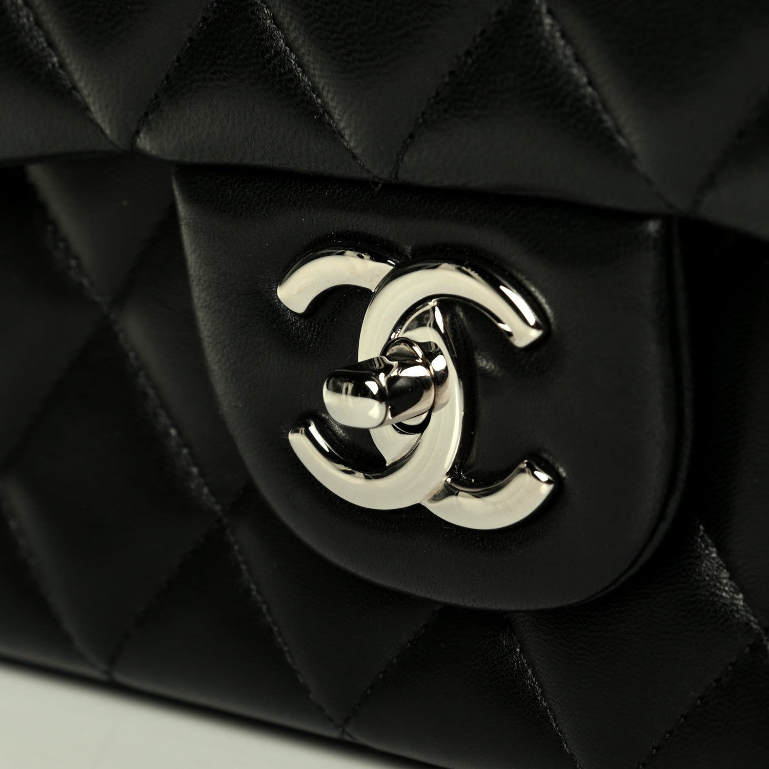 Chanel Lambskin Quilted Maxi Double Flap Black 7 of 8