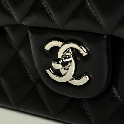 Chanel Lambskin Quilted Maxi Double Flap Black 7 of 8