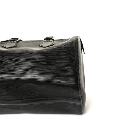 Louis Vuitton Epi Speedy 25 Black 14 of 16