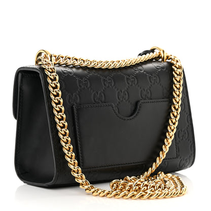 Gucci Guccissima Small Padlock Shoulder Bag Black 3 of 14