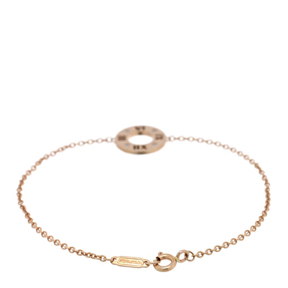Tiffany 18K Rose Gold Diamond Atlas Pierced Bracelet 2 of 4