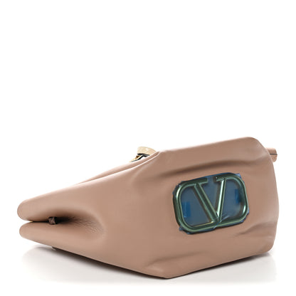 Valentino Garavani Vitello Ayers VLogo Bucket Bag Rose Cannelle 4 of 9