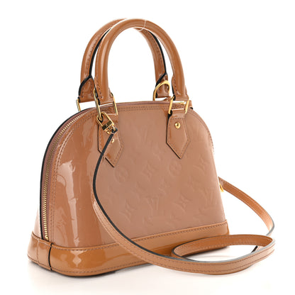 Louis Vuitton Vernis Alma BB Rose Velours 3 of 10
