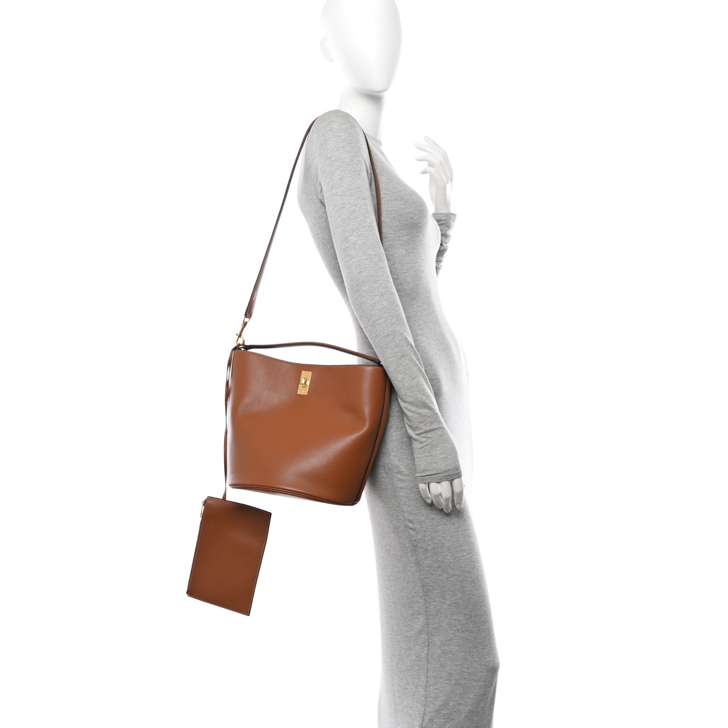 Celine Smooth Calfskin Bucket 16 Bag Tan 2 of 11