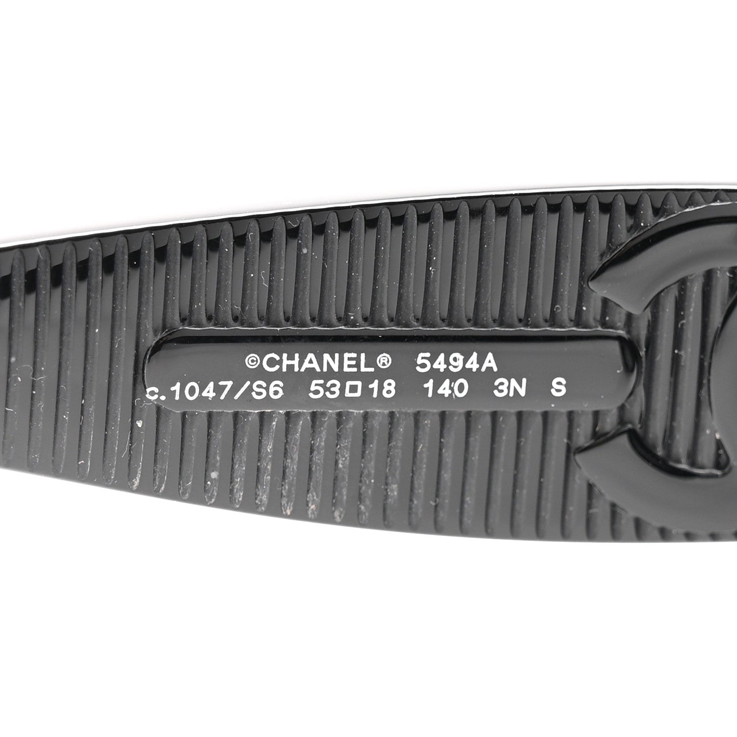 Chanel Square Polarized CC Sunglasses 5494-A Black 5 of 9